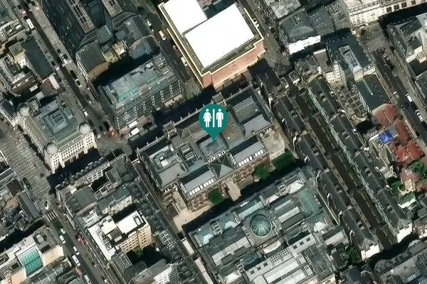 Satellite view of Burlington Gardens 6 Toilet
