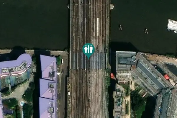 Satellite view of Greater London Toilet
