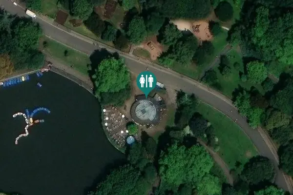 Satellite view of Carriage Drive East Toilet