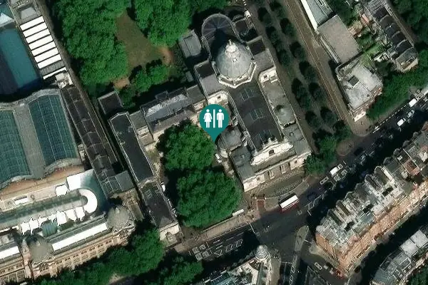 Satellite view of Thurloe Place Toilet