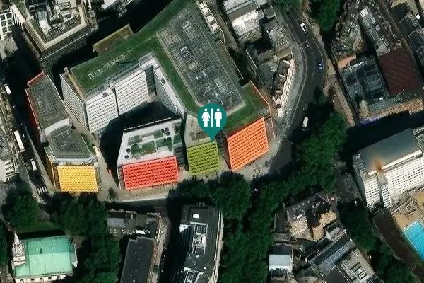 Satellite view of St Giles High Street 1a Toilet