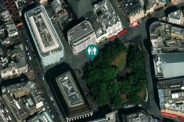 Satellite view of Leicester Square 1-4 Toilet