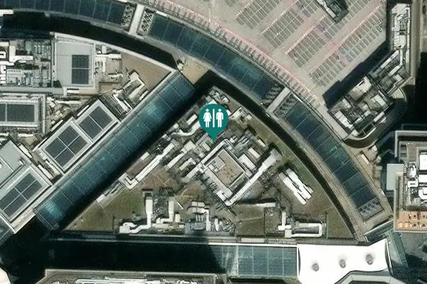 Satellite view of Montfichet Road Toilet