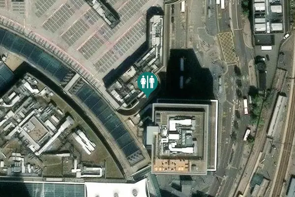 Satellite view of Montfichet Road Toilet