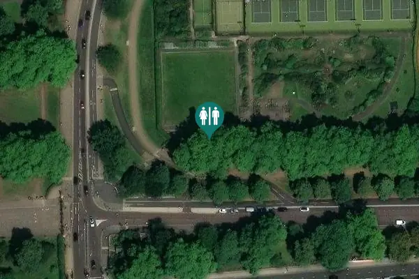 Satellite view of South Carriage Drive Toilet