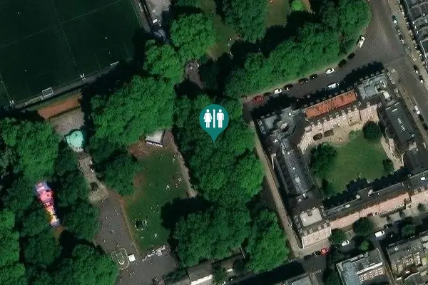 Satellite view of Mecklenburgh Place Toilet