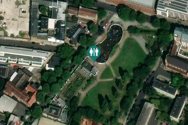 Satellite view of East Row Toilet