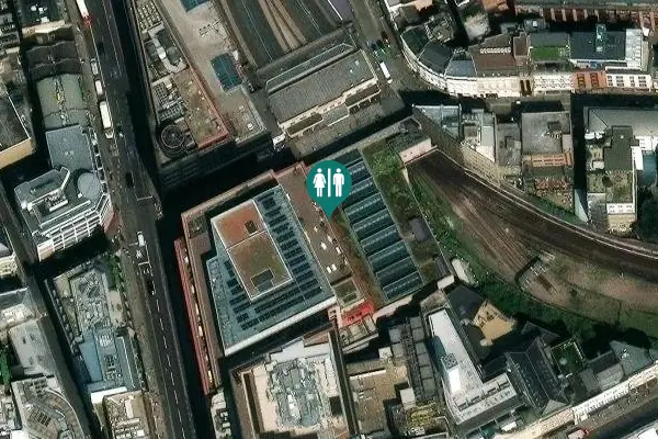 Satellite view of Cowcross Street 40 Toilet