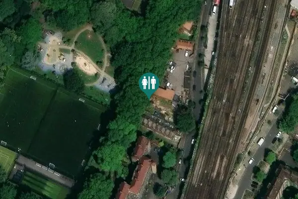 Satellite view of Carlisle Lane Toilet