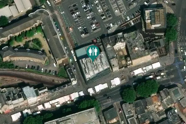 Satellite view of Whitechapel Road 321 Toilet