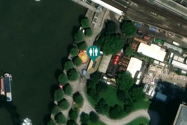 Satellite view of Greater London Toilet