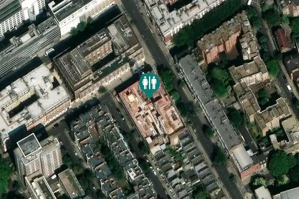 Satellite view of Judd Street 105 Toilet