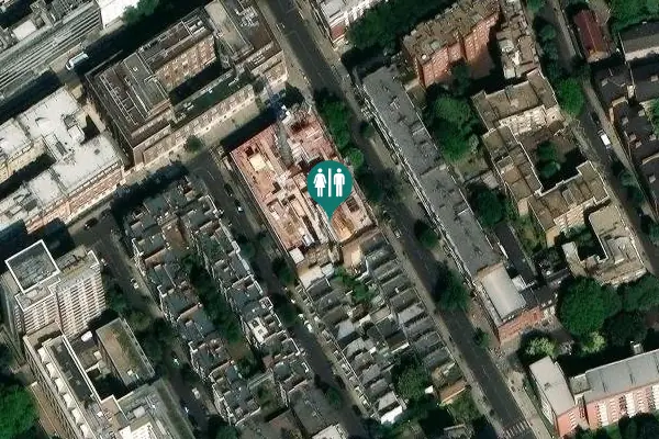 Satellite view of Judd Street 105 Toilet