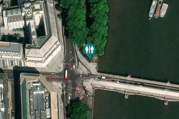 Satellite view of Lambeth Bridge Toilet