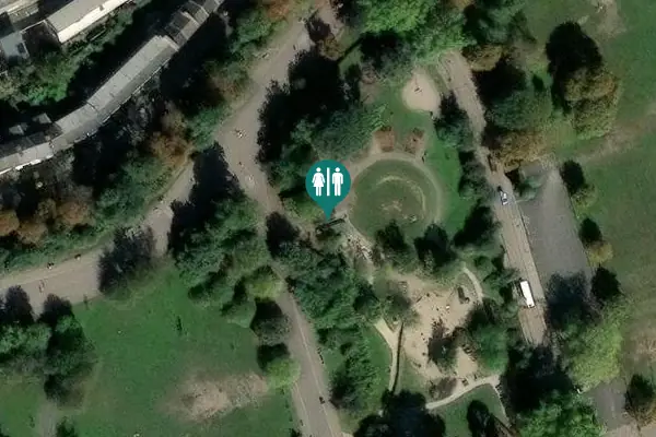 Satellite view of Greater London Toilet