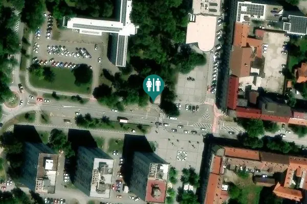 Satellite view of Petra Krešimira IV Toilet