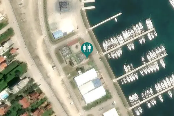 Satellite view of Obala kraljice Jelene Toilet