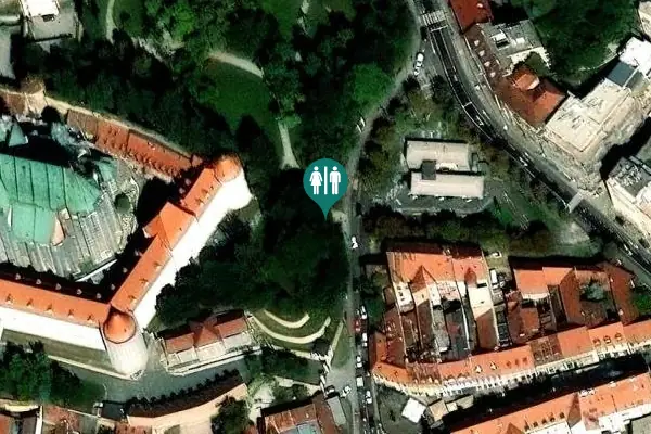 Satellite view of Trg Josipa Langa Toilet