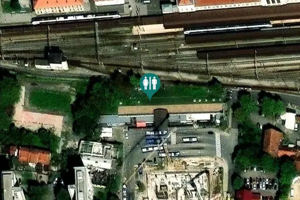 Satellite view of Trg Ante Starčevića 7 Toilet