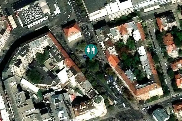 Satellite view of Ulica Vjekoslava Heinzela 1 Toilet