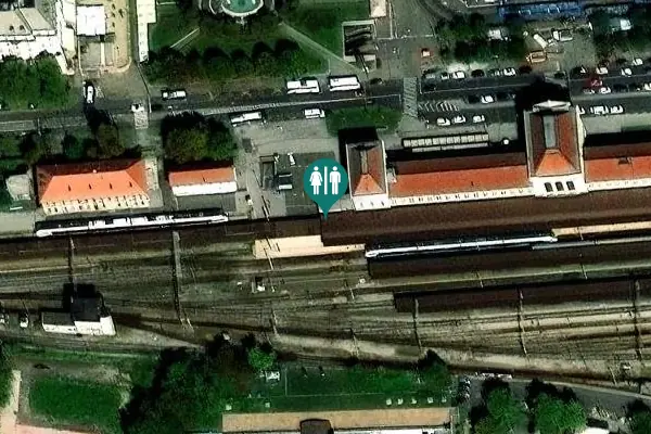 Satellite view of Trg Ante Starčevića 1 Toilet