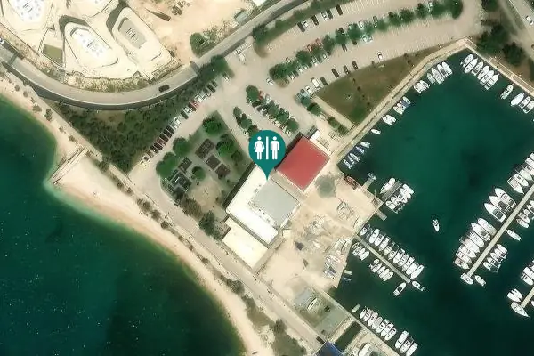 Satellite view of Obala kneza Trpimira Toilet