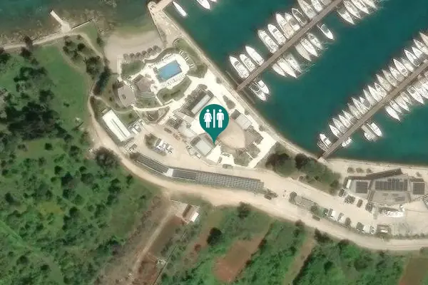 Satellite view of Šetalište sv. Mihovila Toilet