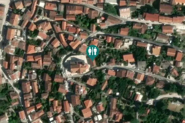 Satellite view of Lovački put Toilet