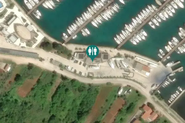 Satellite view of Šetalište sv. Mihovila Toilet