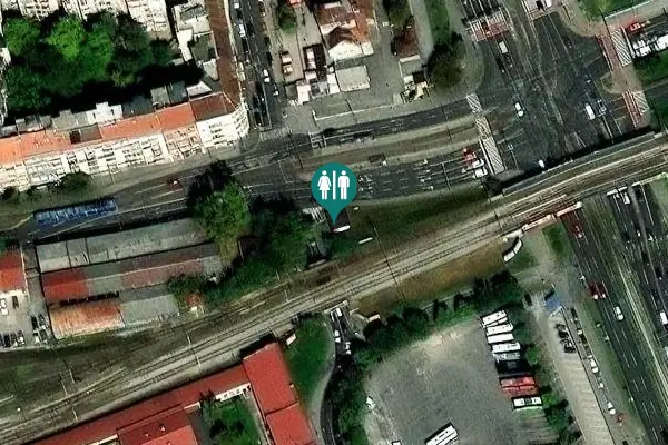 Satellite view of Ulica kneza Branimira Toilet