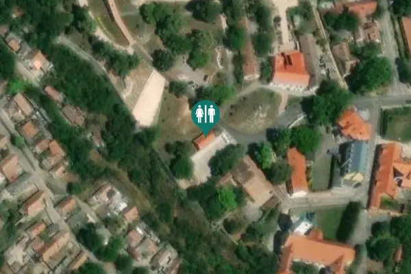 Satellite view of Vajda János tér Toilet