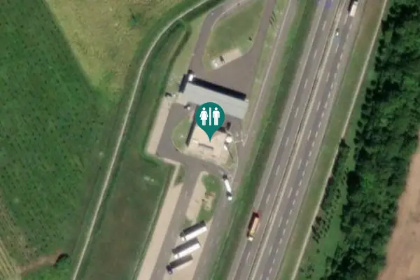Satellite view of M6 166 Toilet