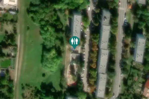 Satellite view of Barátság utca 25,26 Toilet