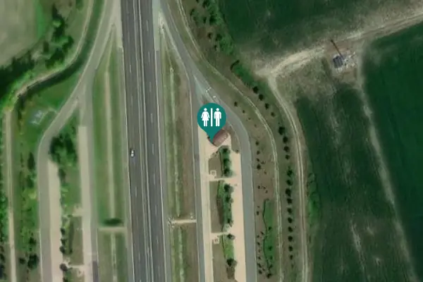 Satellite view of M6 Toilet
