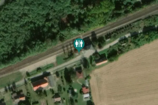 Satellite view of Bercsényi telep Toilet