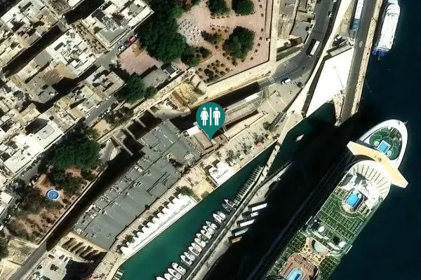Satellite view of Valletta Waterfront Toilet