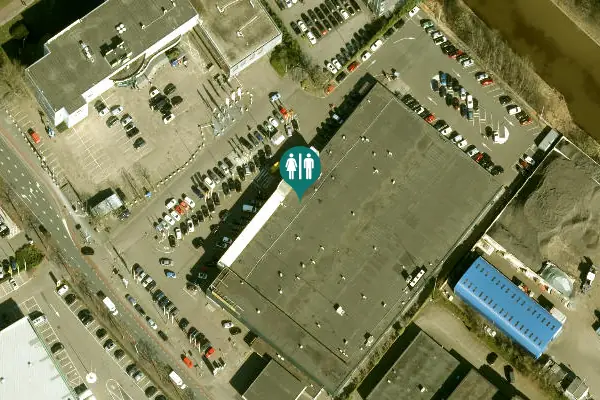 Satellite view of Hurksestraat 44 Toilet