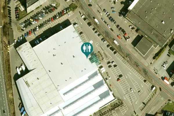 Satellite view of Hurksestraat 27 Toilet