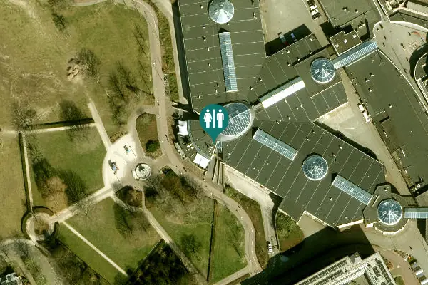Satellite view of City passage Toilet