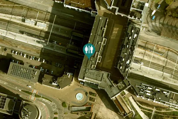 Satellite view of Spoorplein 58 Toilet