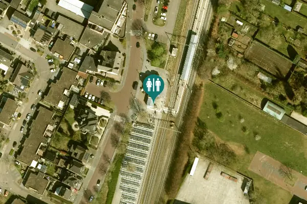 Satellite view of Stationsweg 5A Toilet