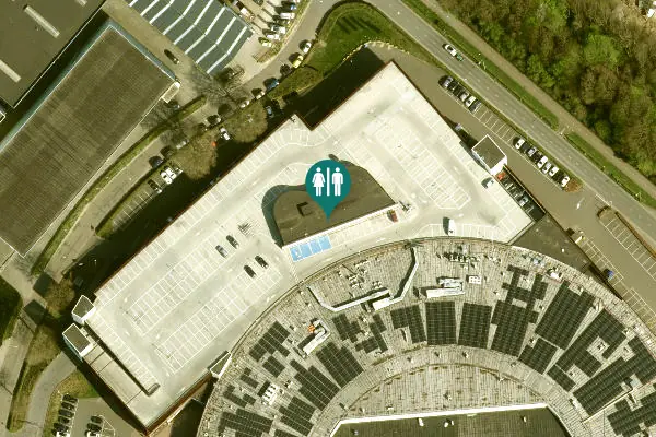 Satellite view of Makado Toilet