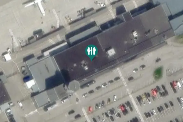 Satellite view of Flyplassvegen 27 Toilet