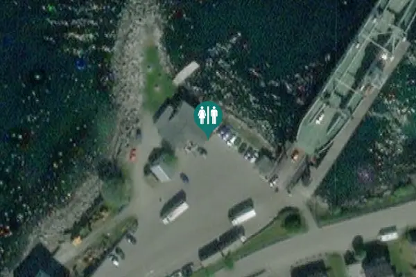 Satellite view of Nordsidevegen 3281 Toilet