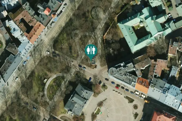 Satellite view of Świętego Tomasza Toilet