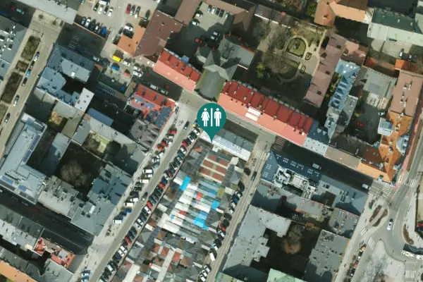 Satellite view of Rynek Kleparski 20 Toilet