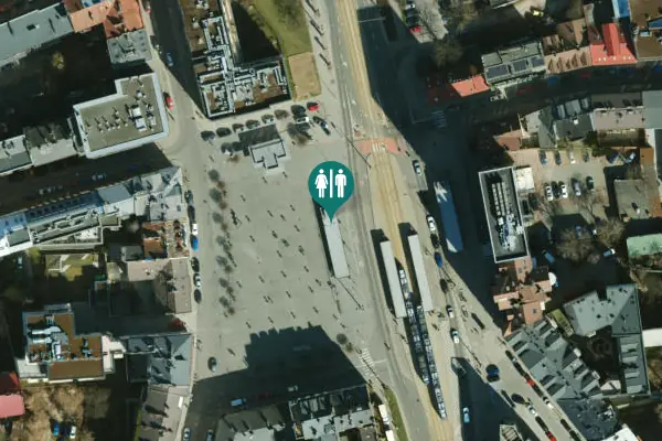 Satellite view of Plac Bohaterów Getta 10 Toilet