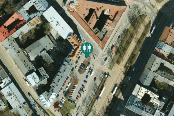 Satellite view of Józefa Dietla 84 Toilet