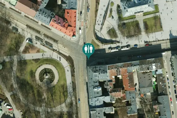 Satellite view of Lubicz 1 Toilet