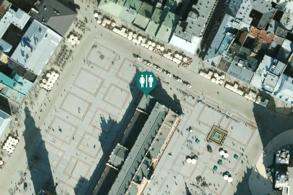 Satellite view of Main Market Square 1 Toilet